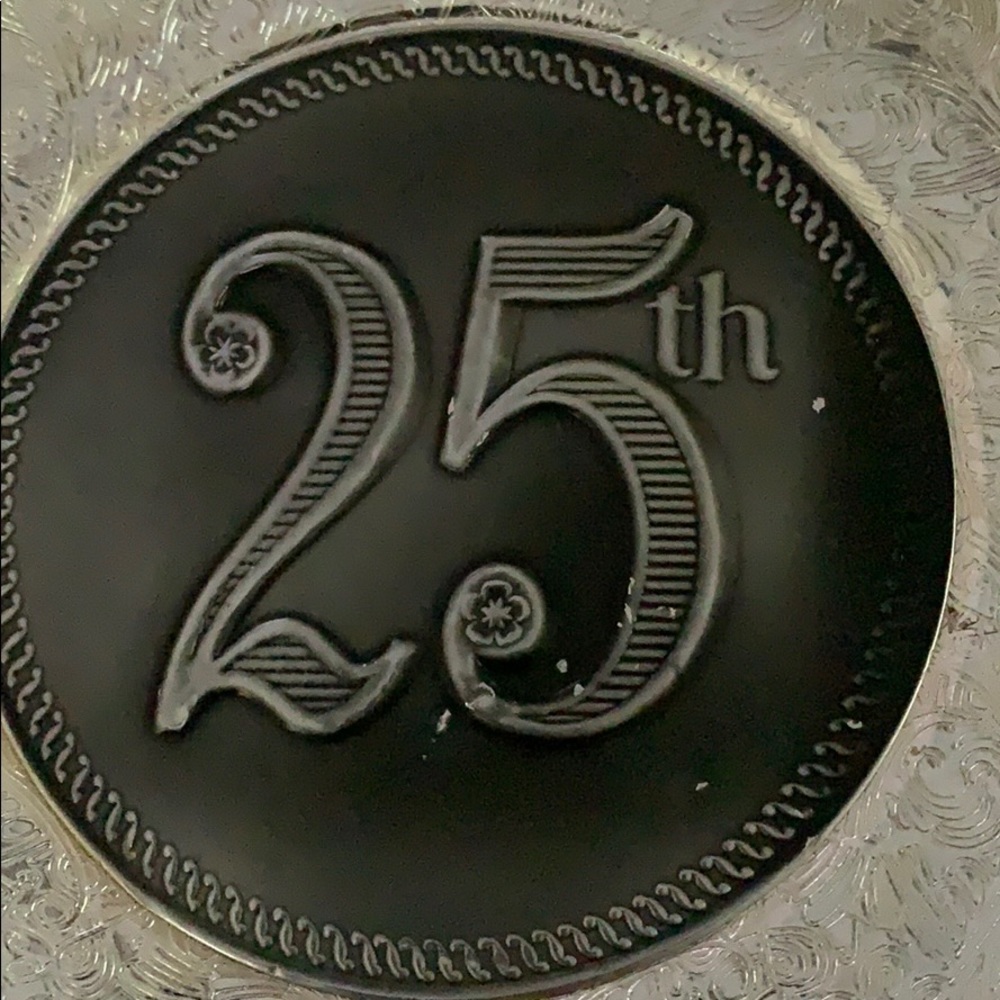 Mayell E.P. On steel 25th anniversary plaque - Picture 5 of 12